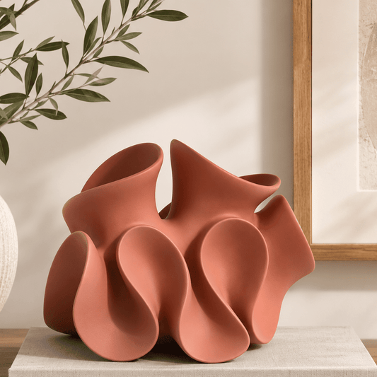 The Petal Flow - Abstract Resin Decorative Sculpture - Image