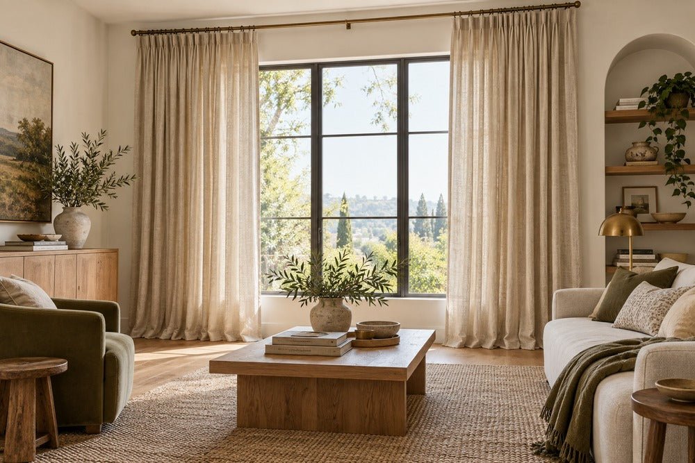 How to Choose Curtains: Length, Fullness, Fabric & Light Control - Urban Alcove