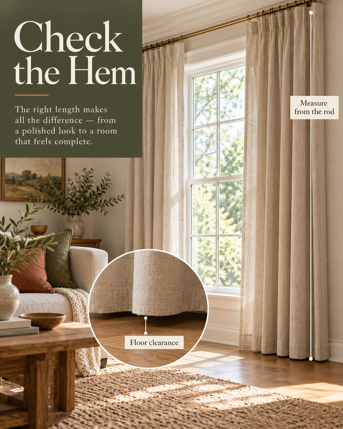 check curtain hem, Urban Alcove buying guide