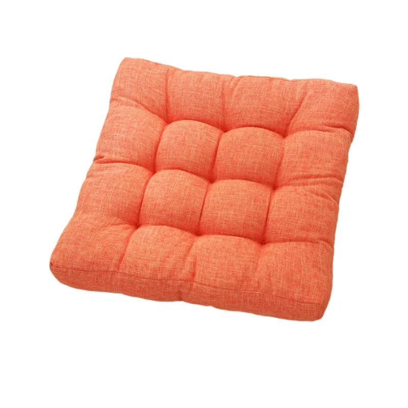 Linen Tufted Seat Cushion Square Large Floor Cushions Futon Meditation Yoga Thickened Floor Seating Pillow Tatami Kids Seat Pads