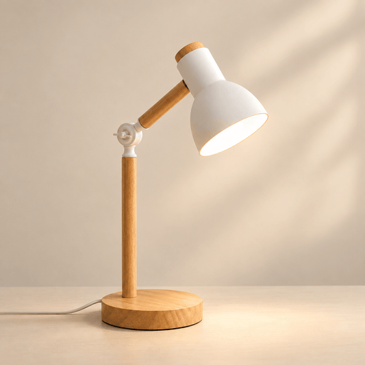 Oslo - Nordic Wood Adjustable Desk Lamp - Image