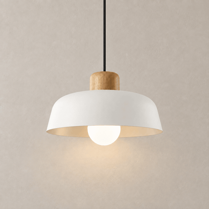 Fjord - Nordic Pendant Light — White / No Bulbs in a clean warm-neutral product setting