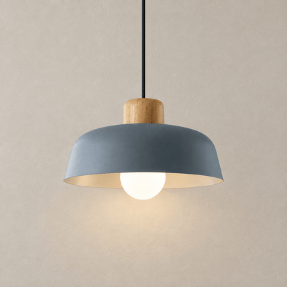 Fjord - Nordic Pendant Light — Blue / No Bulbs in a clean warm-neutral product setting