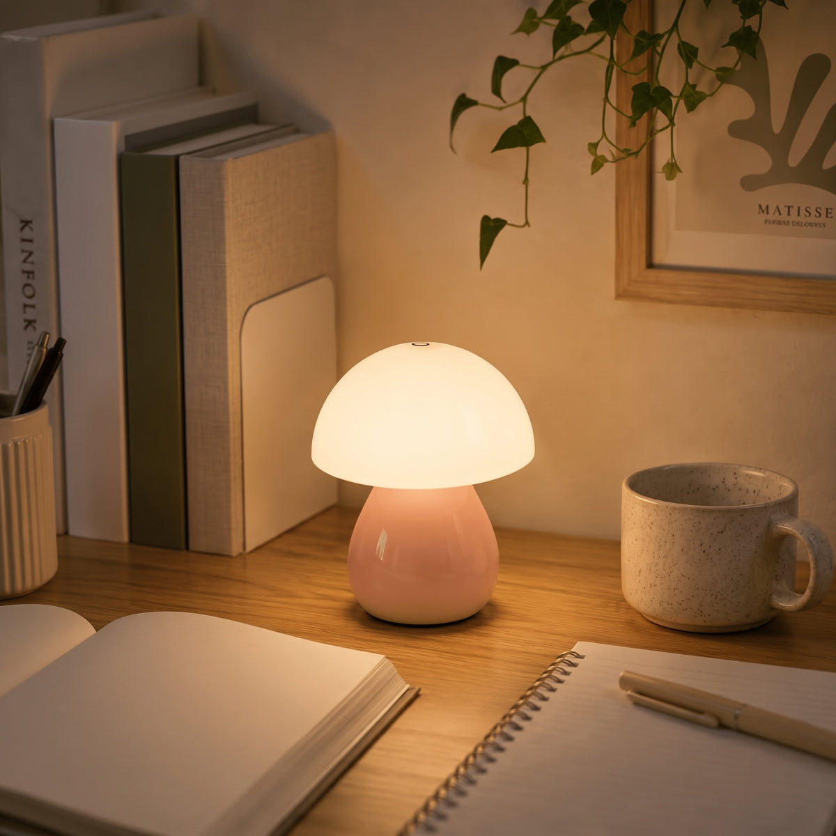 Luna - Mushroom Table Lamp - Urban Alcove