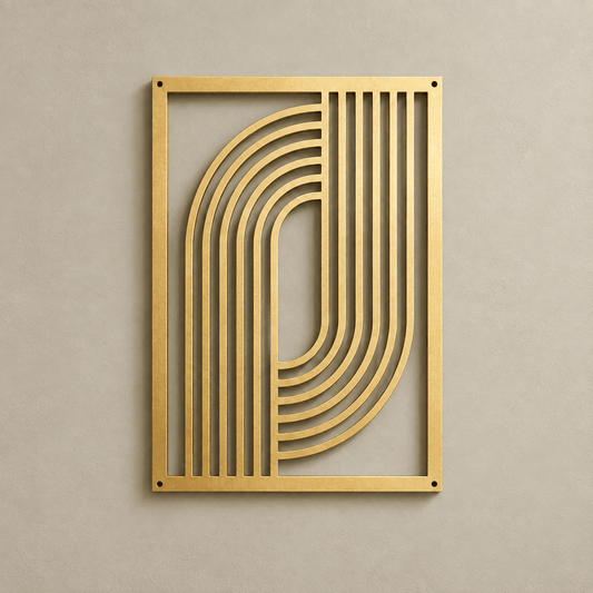 Atlas - Geometric Metal Wall Art - Image