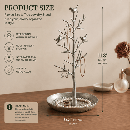 Rowan - Bird & Tree Jewelry Stand - Urban Alcove