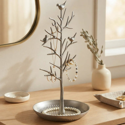 Rowan - Bird & Tree Jewelry Stand - Urban Alcove