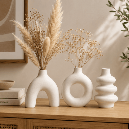Sienna - Ceramic Vase Set - Urban Alcove