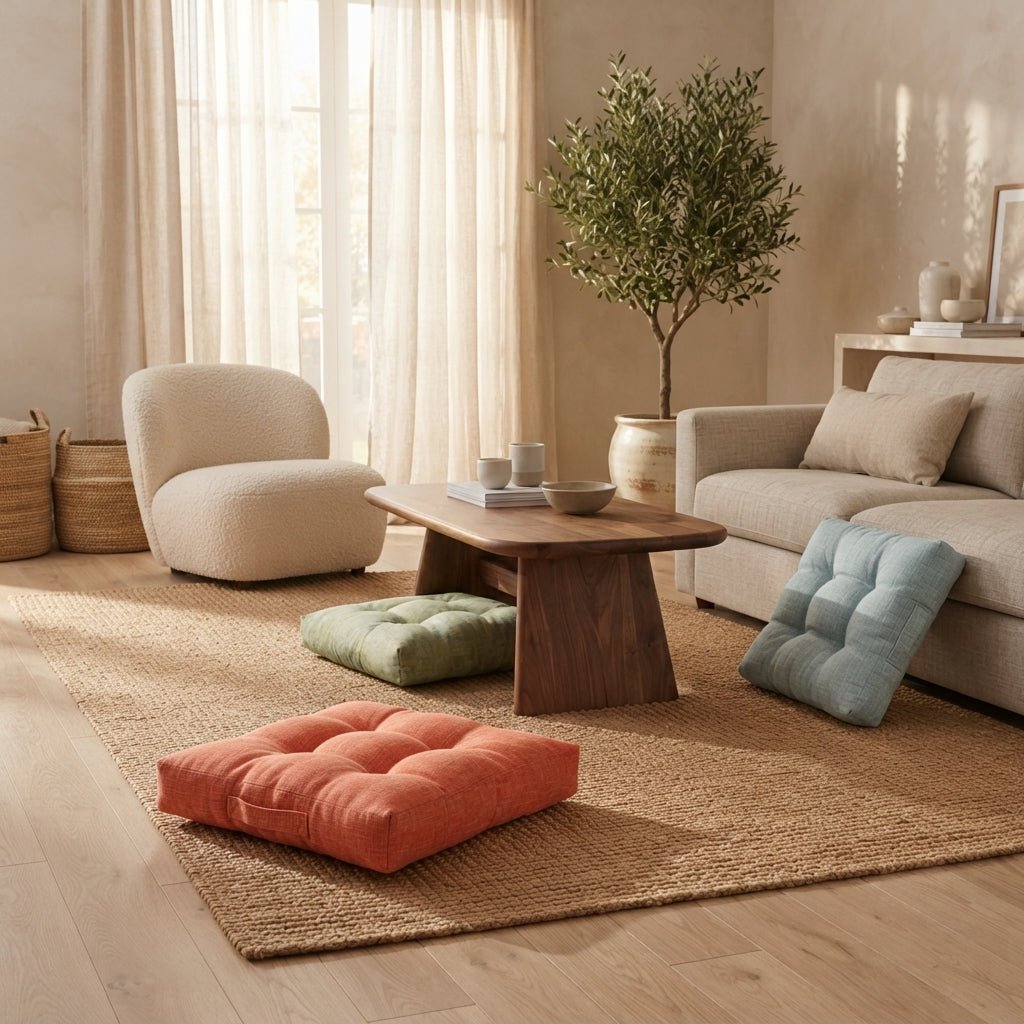 Noma - Tufted Square Floor Cushion - Urban Alcove