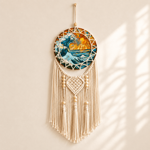 Solana - Coastal Macramé Sunset Wall Hanging