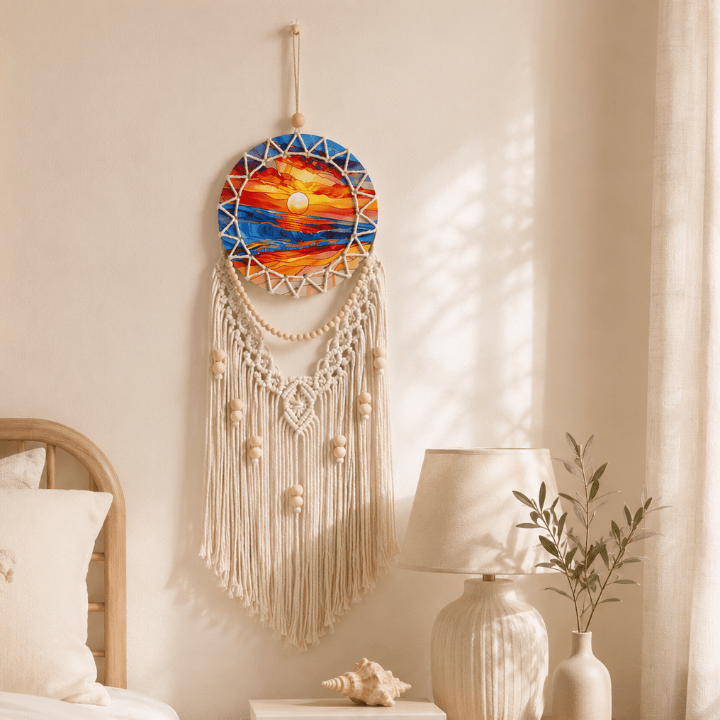 Solana - Coastal Macramé Sunset Wall Hanging - Urban Alcove