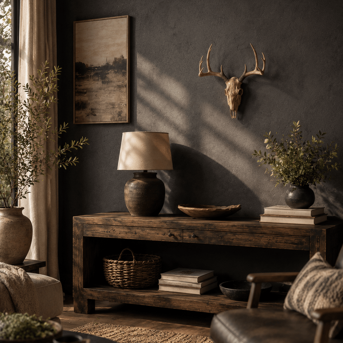 Elkwood - 3D Resin Deer Head Wall Sculpture - Urban Alcove