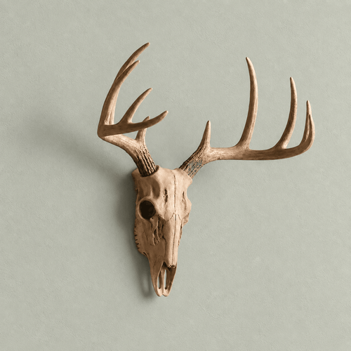 Elkwood - 3D Resin Deer Head Wall Sculpture