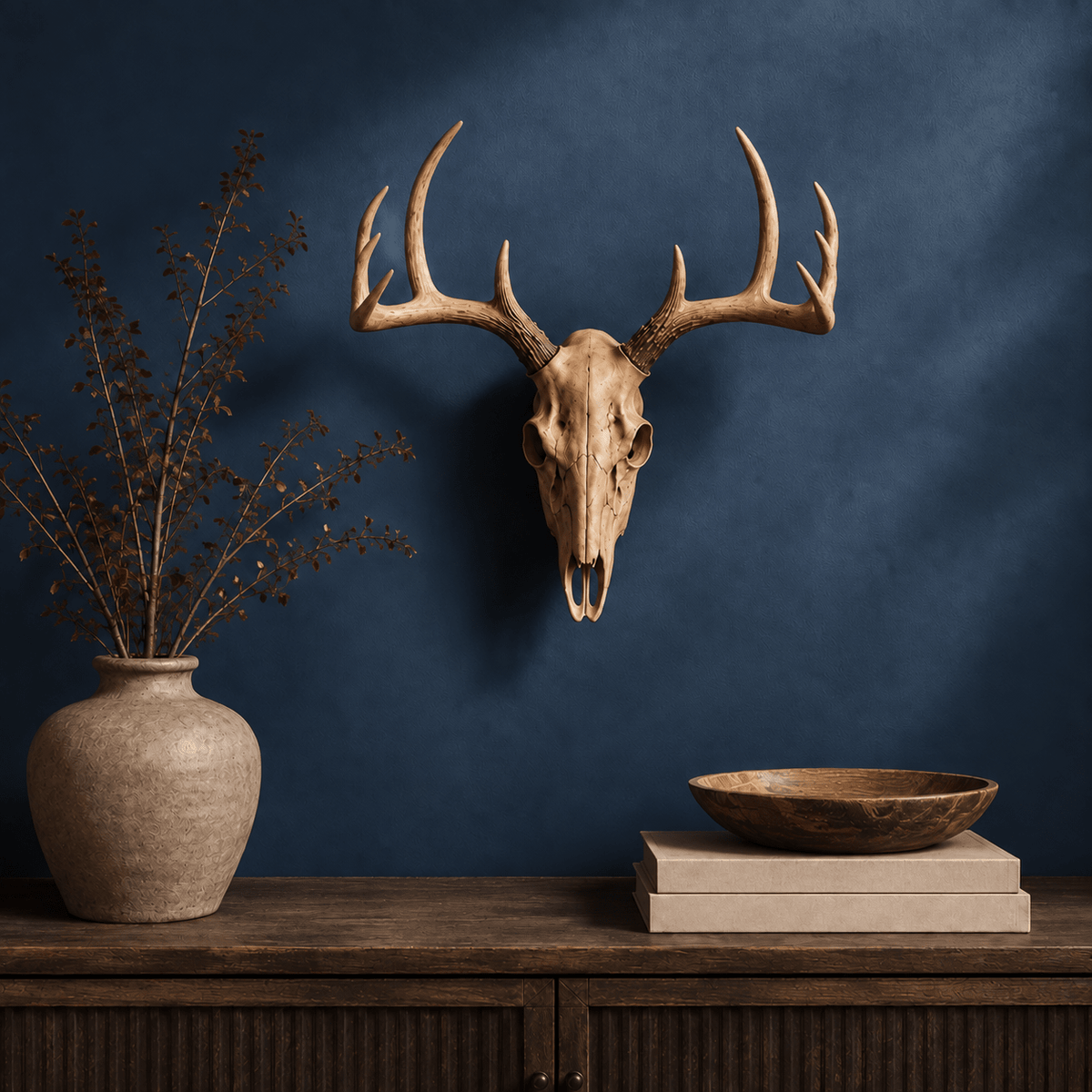 Elkwood - 3D Resin Deer Head Wall Sculpture - Urban Alcove