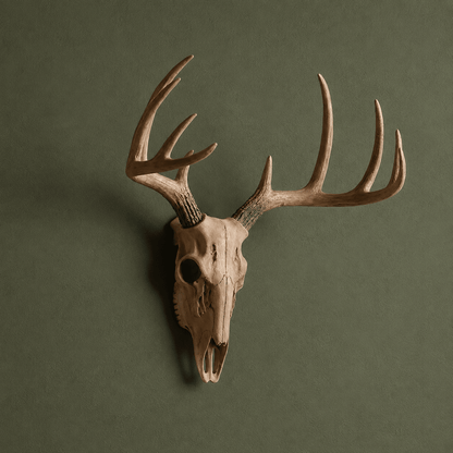 Elkwood - 3D Resin Deer Head Wall Sculpture - Urban Alcove