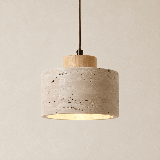 Zen Stone - Travertine Pendant Light - Image