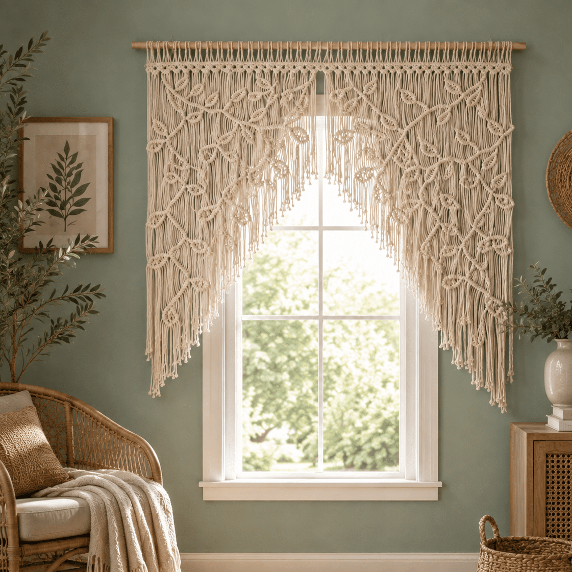 Ivy Vine - Boho Woven Tapestry Wall Hanging - Urban Alcove