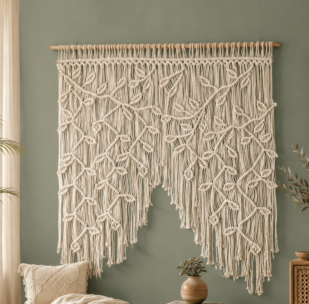 Ivy Vine - Boho Woven Tapestry Wall Hanging - Urban Alcove