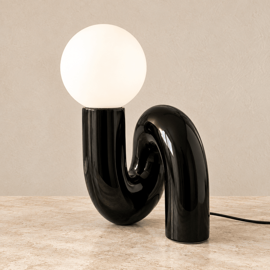 Solene - Globe Glass Table Lamp - Image