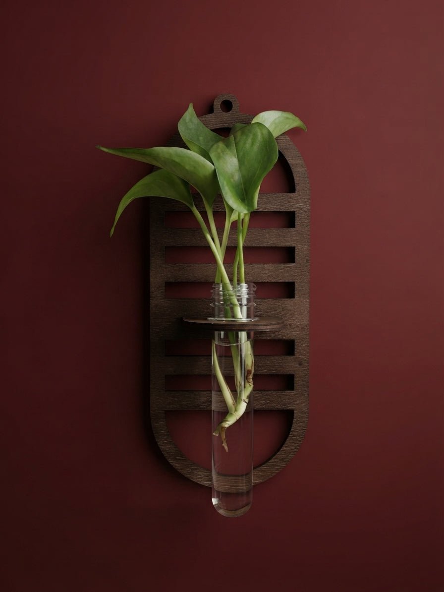 Grove Wood - Wall Vase and Plant Propagation Station - Urban Alcove