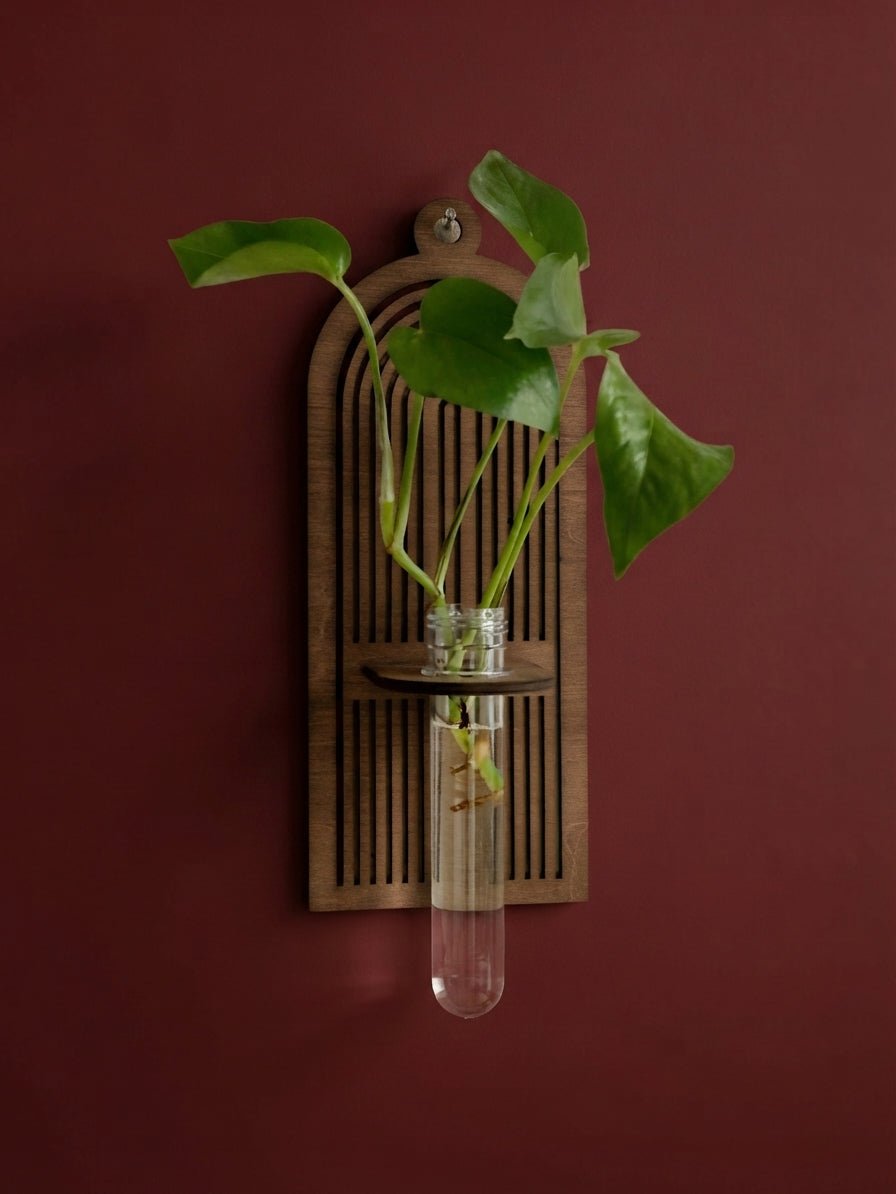 Grove Wood - Wall Vase and Plant Propagation Station - Urban Alcove
