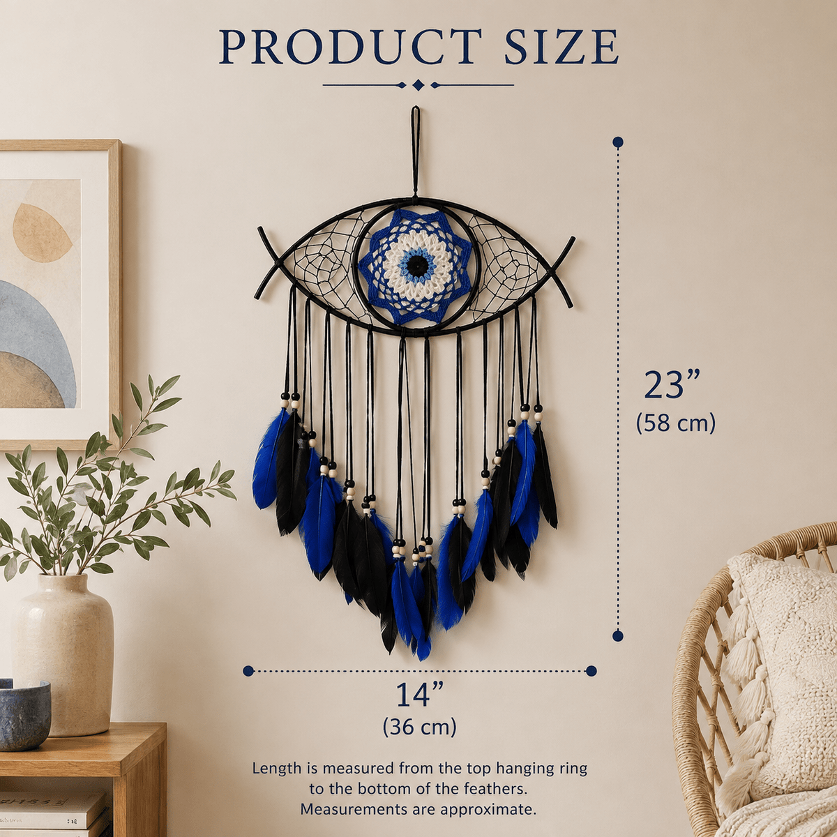 Nazar - Boho Evil Eye Dream Catcher - Urban Alcove