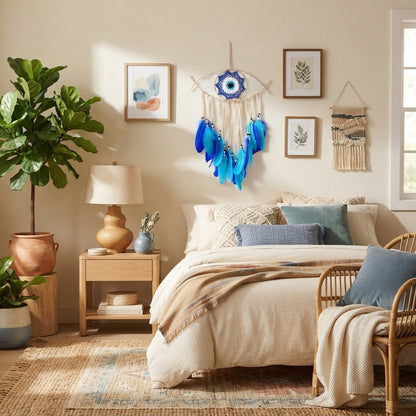Nazar - Boho Evil Eye Dream Catcher - Urban Alcove