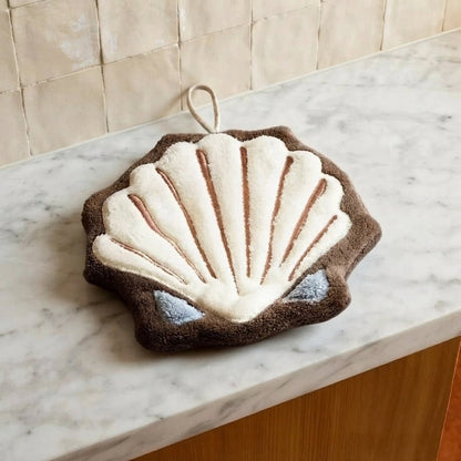 Coastal Tide - Ocean Shell & Starfish Hand Towel - Urban Alcove
