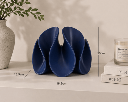 The Petal Flow - Abstract Resin Decorative Sculpture - Urban Alcove