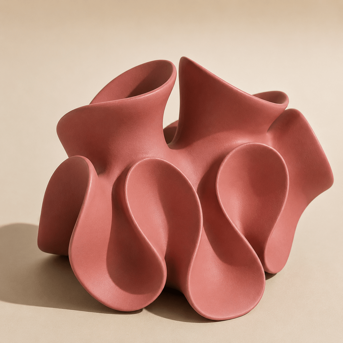 The Petal Flow - Abstract Resin Decorative Sculpture - Urban Alcove