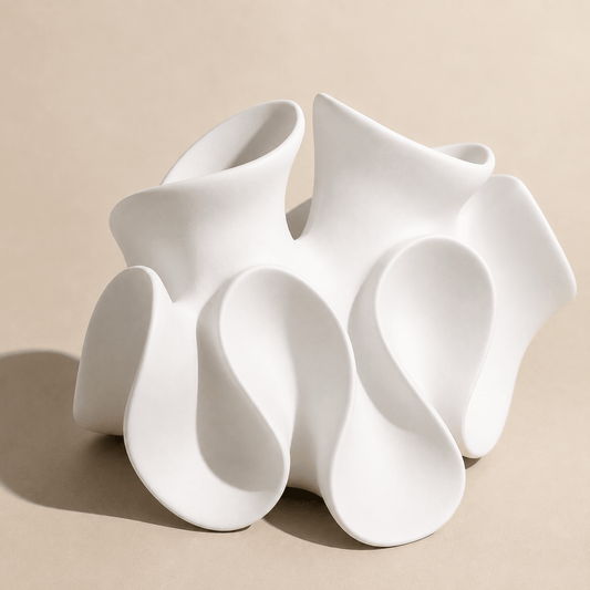 The Petal Flow - Abstract Resin Decorative Sculpture - Image