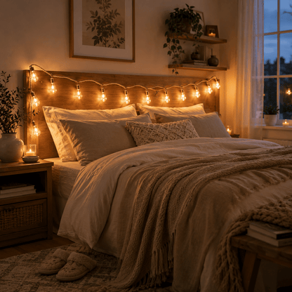 Hemp Glow - Vintage Rope String Lights - Urban Alcove