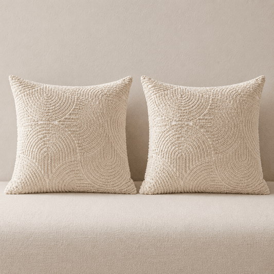 Onda - Geometric Tufted Cushion Cover Set - Image