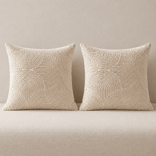 Onda - Geometric Tufted Cushion Cover Set