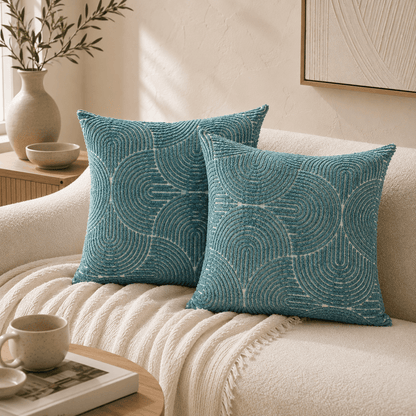 Onda - Geometric Tufted Cushion Cover Set - Urban Alcove