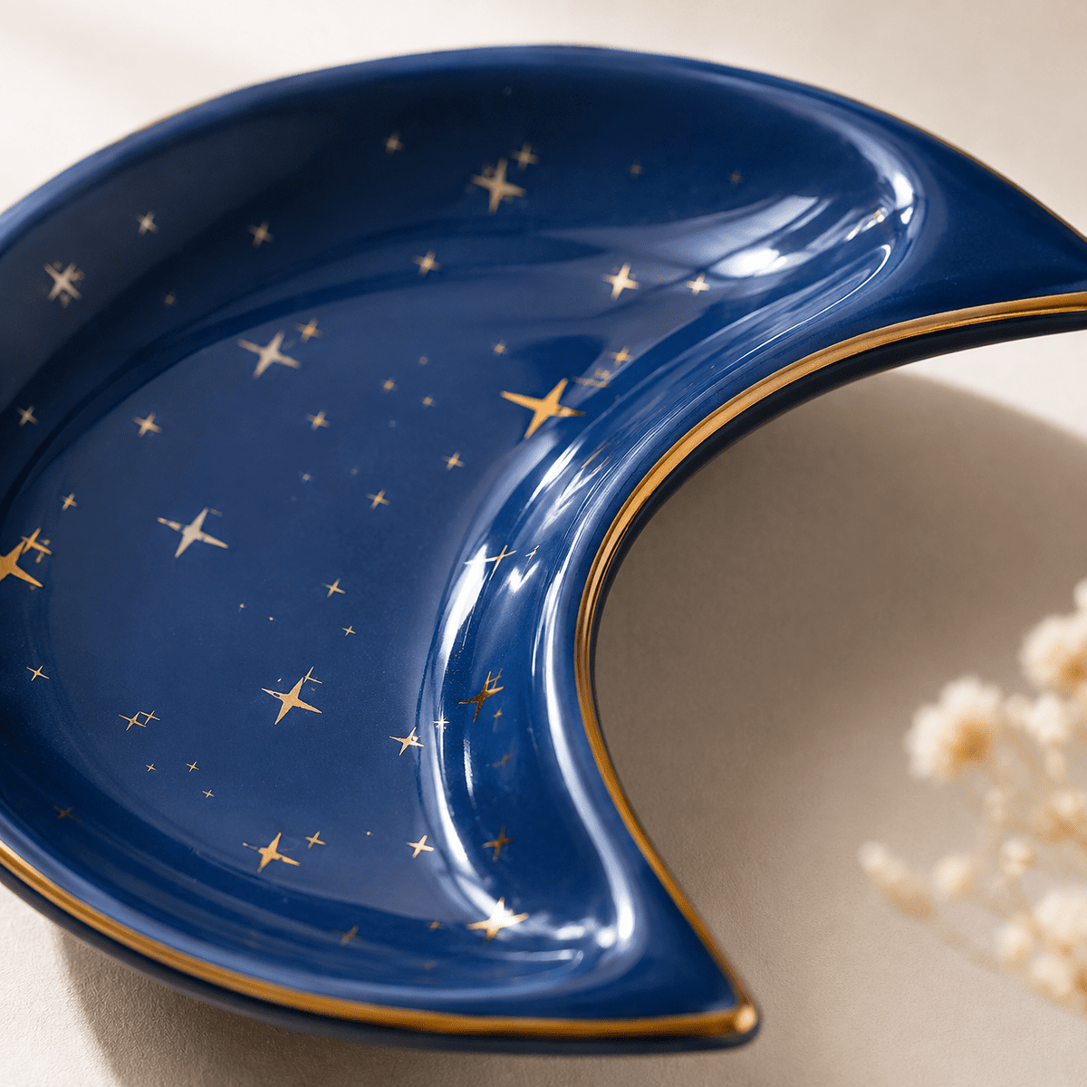 Lunara - Celestial Crescent Jewelry Tray - Urban Alcove