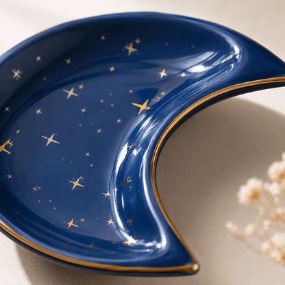 Lunara - Celestial Crescent Jewelry Tray - Urban Alcove