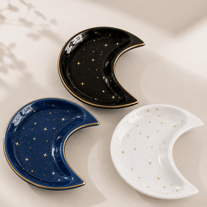 Lunara - Celestial Crescent Jewelry Tray - Urban Alcove