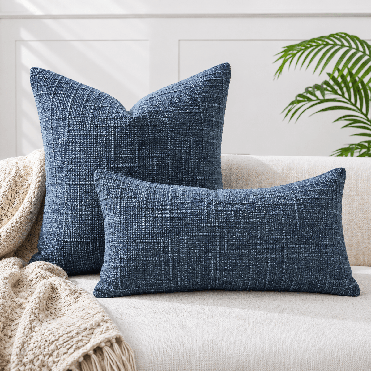 Loomline - Textured Chenille Pillow Cover - Urban Alcove