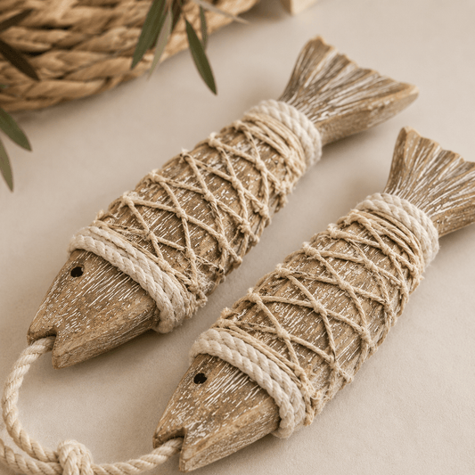 Tidewood - Rustic Coastal Fish Wall Hanging - Image