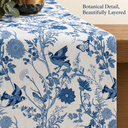 Briarwing - Botanical Bird Table Runner - Urban Alcove