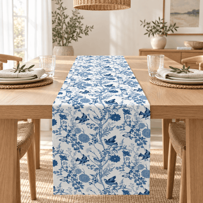 Briarwing - Botanical Bird Table Runner - Urban Alcove