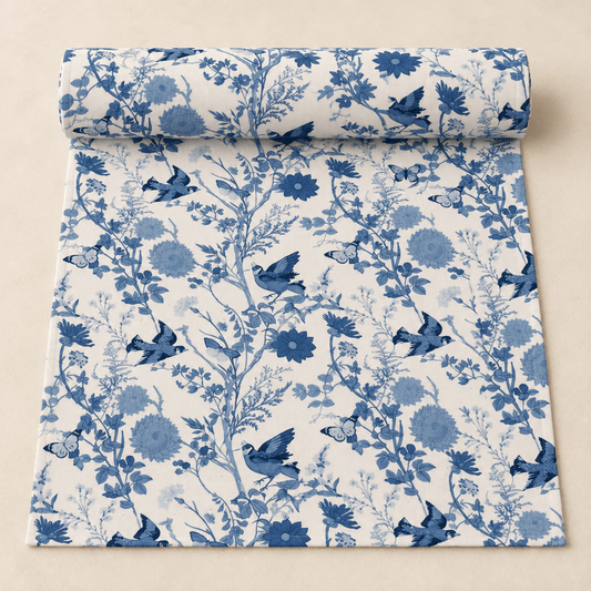 Briarwing - Botanical Bird Table Runner - Image