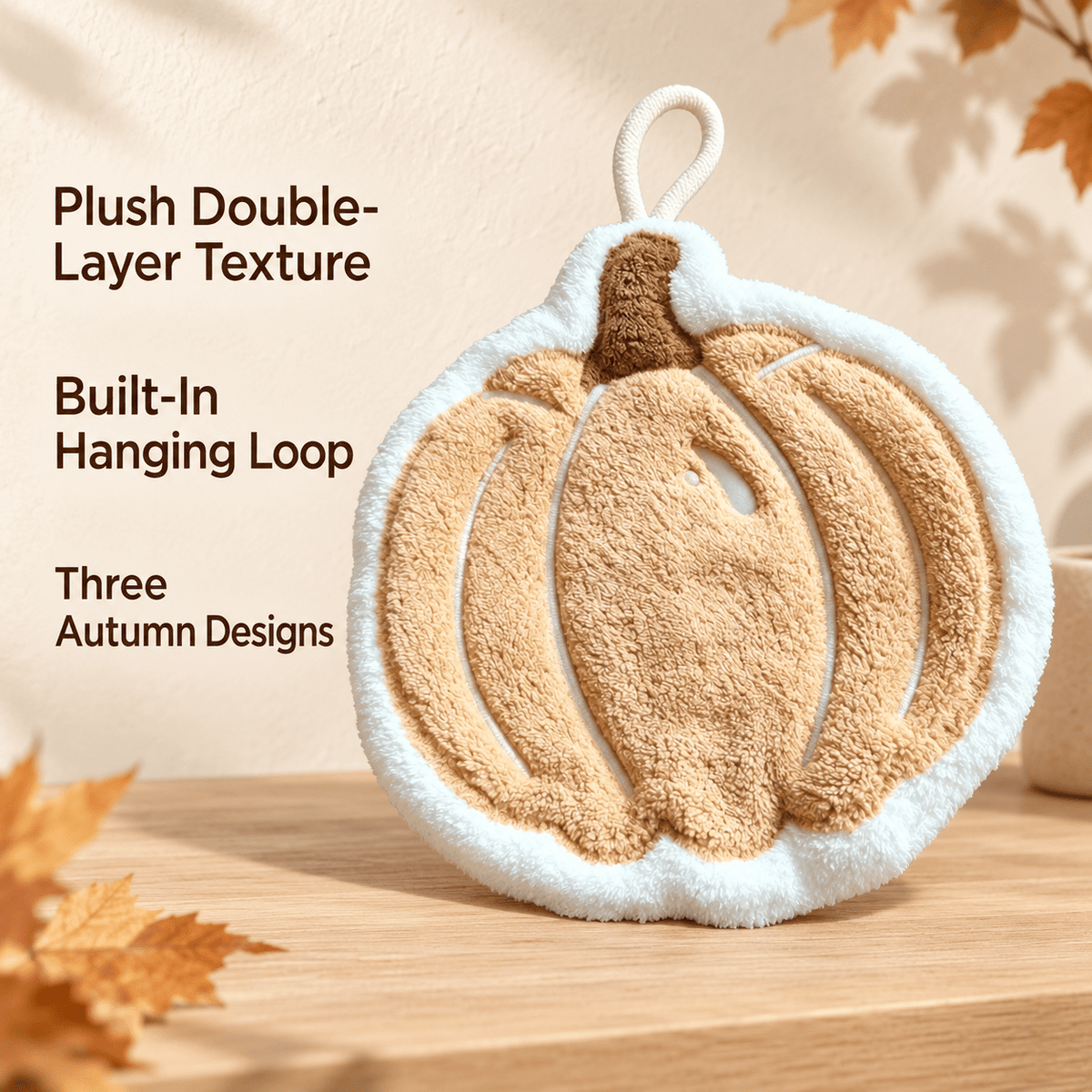 Autumn Hearth - Shaped Hanging Hand Towel - Urban Alcove