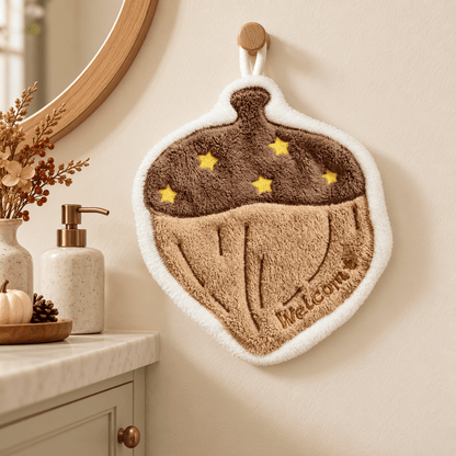 Autumn Hearth - Shaped Hanging Hand Towel - Urban Alcove