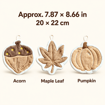 Autumn Hearth - Shaped Hanging Hand Towel - Urban Alcove