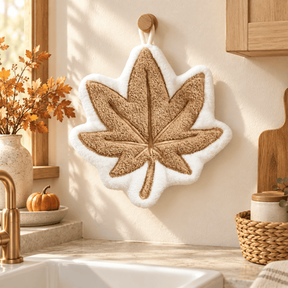 Autumn Hearth - Shaped Hanging Hand Towel - Urban Alcove