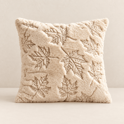 Fablewood - Plush Embroidered Fall Pillow Cover