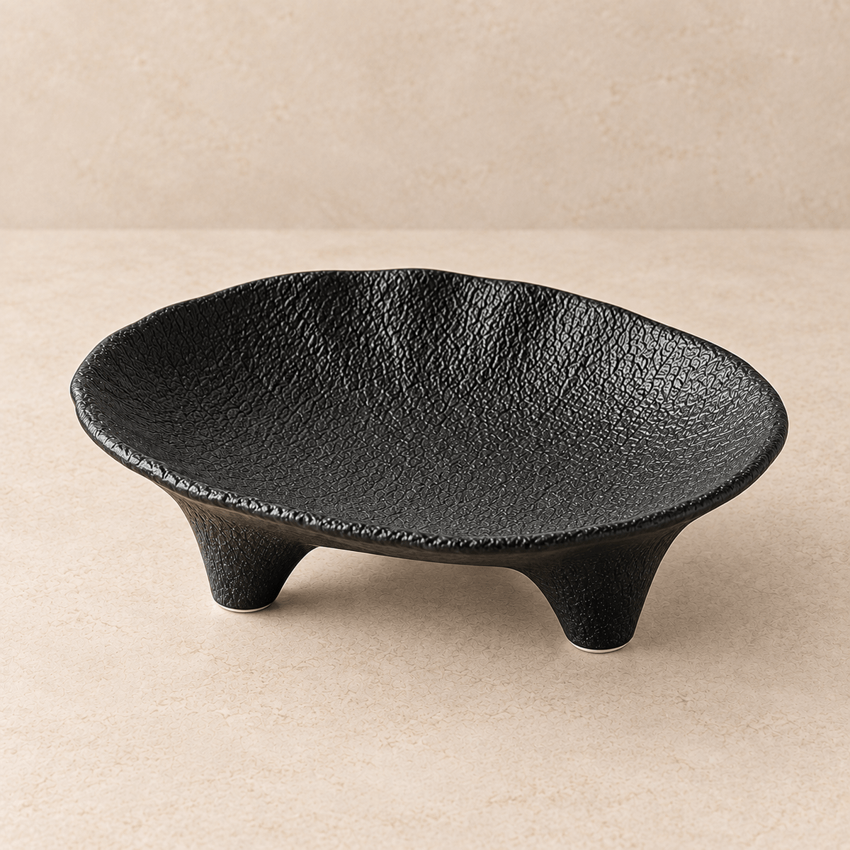 Tria - Three-Legged Ceramic Jewelry Tray - Urban Alcove