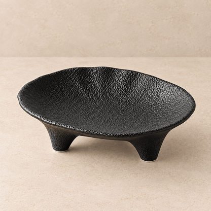 Tria - Three-Legged Ceramic Jewelry Tray - Urban Alcove